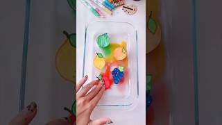 🍇🍋🍉🍊🍎 Try At Home #Shorts #Art #Diy #Satisfying #Youtubeshorts