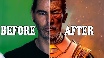 Stable Diffusion and Ebsynth Test Samurai