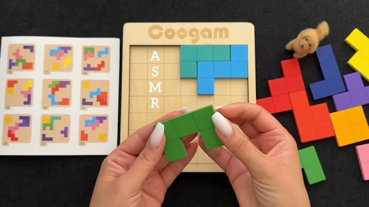 Relaxing ASMR Wooden Puzzle Solving | Whispering & Tapping 🧩💤 (3) 