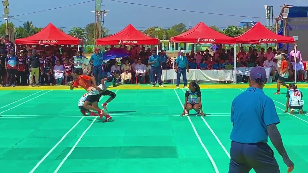 Maharashtra vs Odisha women final match. 57th senior national kho- kho championship,202425