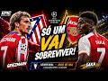Atlético Madrid x Arsenal — Semifinal da Champions 2026 no FC 26