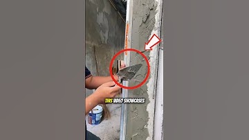 Amazing Wall Plastering Tool  How to Smooth Cement Like a Pro | Perfect Wall Finishing Tutorial 2025