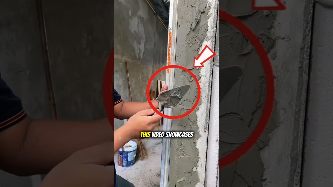 Amazing Wall Plastering Tool  How to Smooth Cement Like a Pro | Perfect Wall Finishing Tutorial 2025