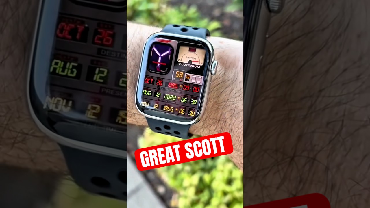 The Back to the Future Watch Face Everyone's Talking About 
