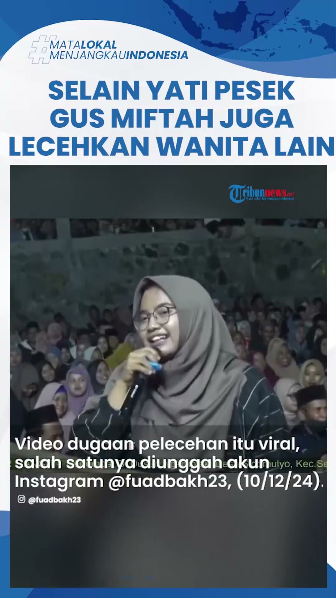 Viral Video Gus Miftah Diduga Lecehkan Perempuan Muda saat Berdakwah, Hinaan ke Yati Pesek Disorot