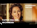 Fatma sultan came to the palace  magnificent century