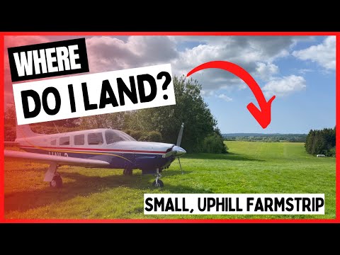 OFFSET APPROACH and TRICKY LANDING! Piper PA32R-300 into SPILSTEAD FARM [HD Pilot VLOG | ATC Audio]