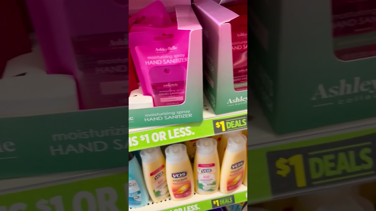 Dollar General $1 hand sanitizer spray 