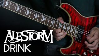 Video thumbnail of "Alestorm - Drink - Guitar Cover"