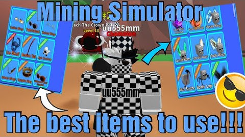 The Best Items to Use In Mining Simulator!!!
