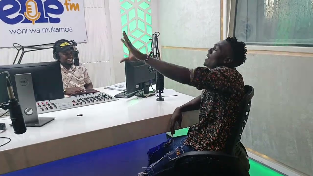 KALUMA BOYS MWANAA DAWA TALKING ABOUT HIS LATEST SONGS FOR THE DECEMBER ,,  Mitivuko show ene fm