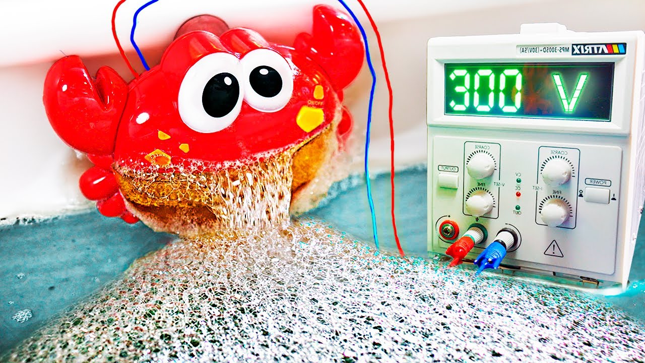 I APPLIED HIGH VOLTAGE TO WATER TOYS [Dangerous]