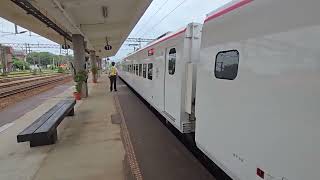 【台鐵】232次 往壽豐 EMU3000型 新自強 列車離站 拍攝地點：宜蘭車站站內拍攝
