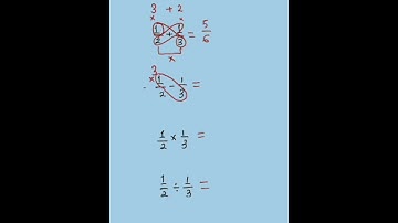 تعلم حساب الأعداد الكسرية بطريقة سهلة وبسيطة #الرياضيات #maths #الكسور #mathematics #shorts