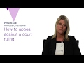 How to appeal against a court ruling