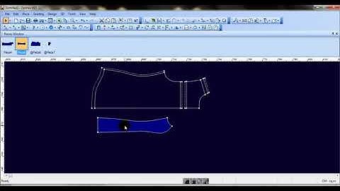 Optitex ND Replace Old tool, Replace the pieces in the piece window with the current pieces on the w