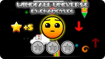 EASY USER COINS! 4# | Geometry Dash [2.0] - Windfall Universe By Chamoylol - DanielGamer64