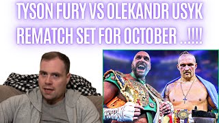😱 TURKI CONFIRMS TYSON FURY VS OLEKSANDR USYK 2 THE REMATCH DATE SET FOR OCTOBER..!!!!