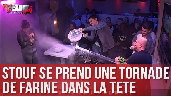 Stouf se prend une tornade de farine dans la tete - C’Cauet sur NRJ
