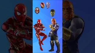 Full Ironman 😃 Thanos 😁 wrong head change 🤗 #shorts #short #wrongheadchange #entertainment #animation Update