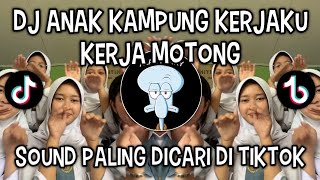 DJ ANAK KAMPUNG KERJAKU KERJA MOTONG || SOUND VIRAL DI TIKTOK ‼️