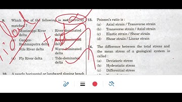 UPSC Combined Geo-Scientist Exam 2024  Paper- II (Geology/Hydrogeology) Answer key Explanation ^20