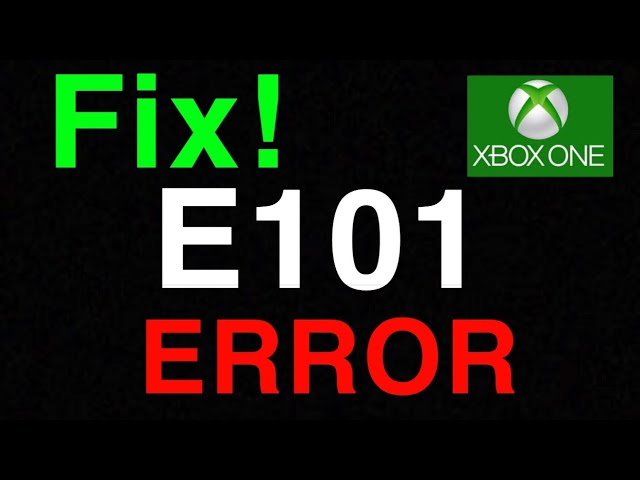 Xbox One Update error E101 Fix! - YouTube