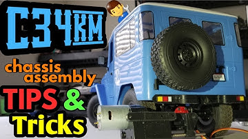 WPL C34km assembly tips and tricks.