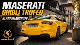 Maserati Ghibli MC Klappenauspuff - Sound Tuning von mariani Car Styling ® seit 1985