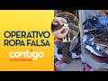 "SE VENDÍA COMO ORIGINAL": Hallan local que vendía ropa falsificada en Meiggs - Contigo en la Mañana