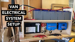 Finally Setting up our Electrical System! Part 1 | 2021 Ford Transit Van Build Conversion Ep. 32