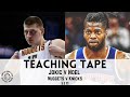 Teaching Tape Nuggets v Knicks, Jokic Dominates Noel