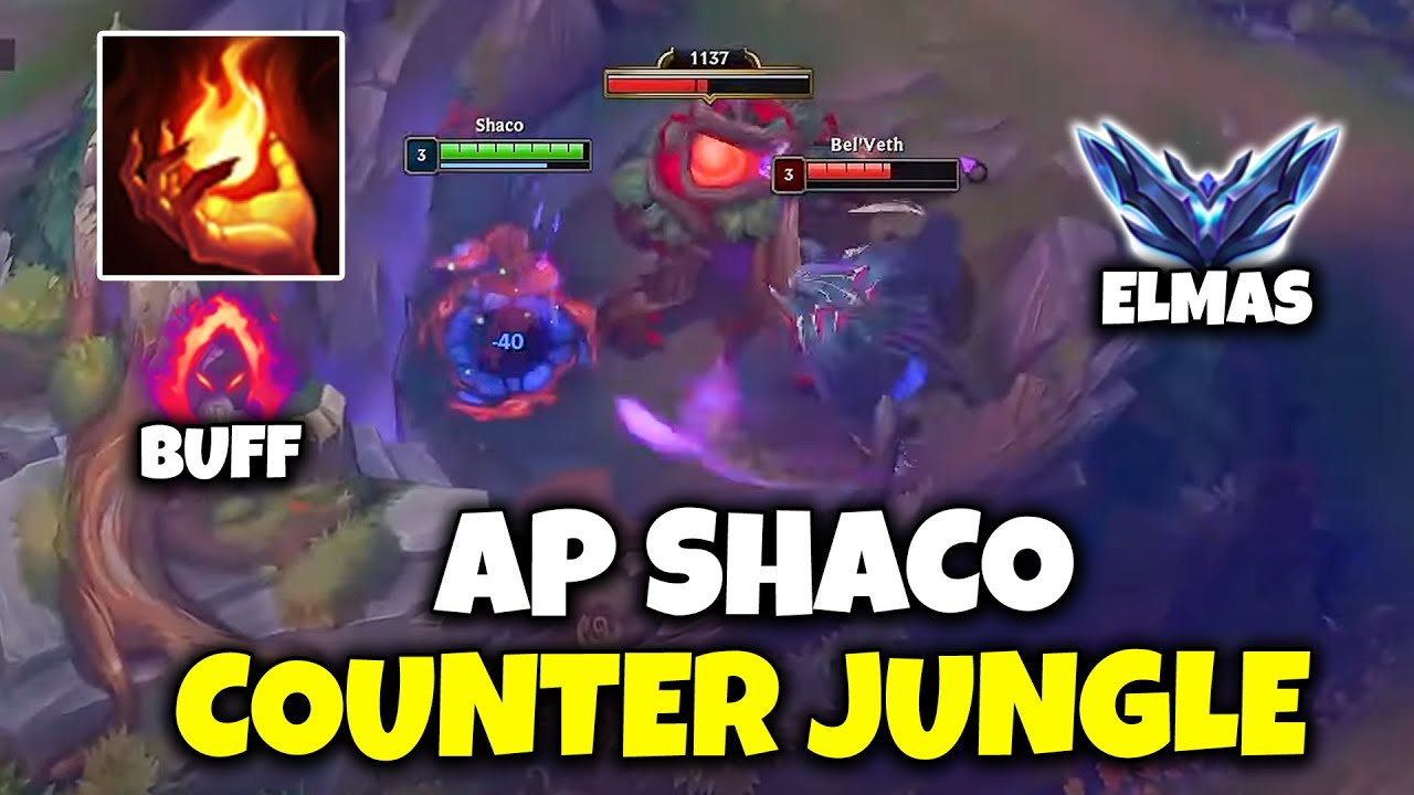 AP SHACO İLE COUNTER JUNGLEDA RAKİP ORMANCIYI DELİRTTİK 🤡