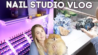 NAIL STUDIO VLOG NEW DESK TOUR 12