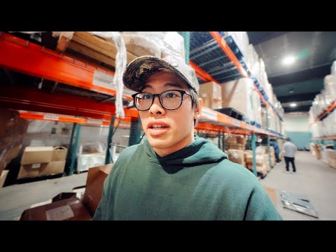 visiting my warehouse for the first time 📦