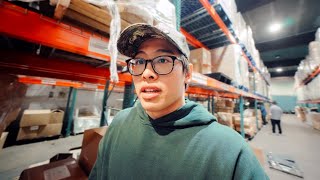 visiting my warehouse for the first time 📦