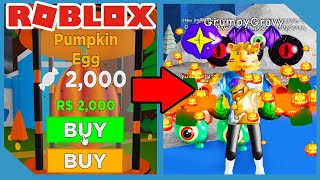 I Opened the NEW Pumpkin Egg and Got This.. | Roblox Magnet Simulator