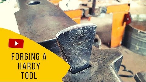 Forging a hardy hot cut tool!