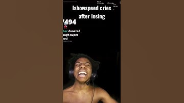 Ishowspeed cries after losing a game | Ishowspeed moment #ishowspeed #funny