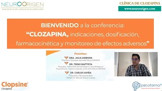 Clozapina. Clínica Clozapina en Querétaro. Indicaciones, dosificación, farmacocinética y monitoreo.