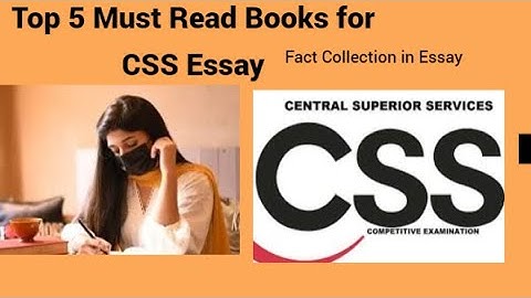 Top 5 Must Read Books for CSS Essay | English Essay | CSS | PMS