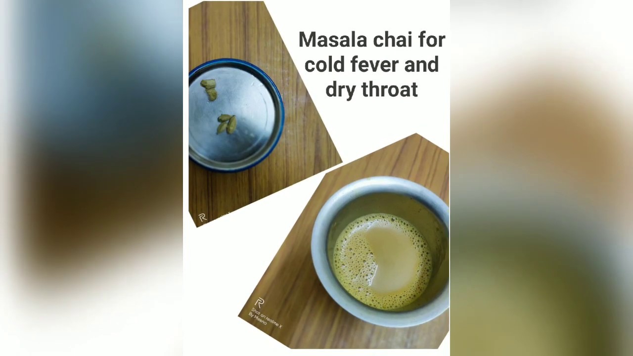 Masala chai / tea to fight cold and dry throat (tamil) YouTube
