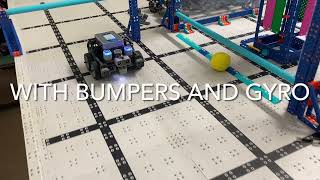 Programming Autonomous VEXIQ Robot with Bumpers and Gyro sensor