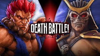 Akuma VS Shao Kahn (Street Fighter VS Mortal Kombat) | DEATH BATTLE!