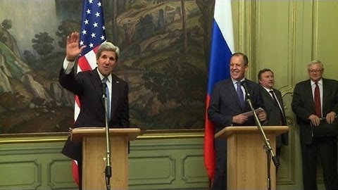 En Russie, Kerry cherche un "terrain d'entente" sur la Syrie