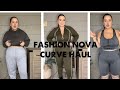 HUGE FASHION NOVA CURVE HAUL!!! Workout Sets &amp; Loungewear! Size 16 Try-on