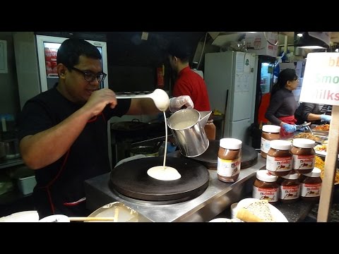 London Street Food: Freshly made Smoothie + Sweet Pancakes at