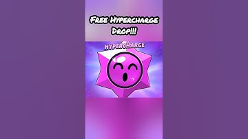 Free Hypercharge Drop!!! #brawlstars #shorts
