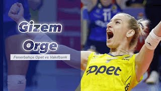 Gizem Orge │ Phenomenal Libero  │ Fenerbahçe Opet vs Vakıfbank │CEV Champion League Semi-final 21/22