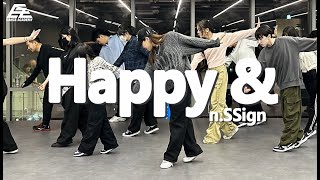 n.SSign(엔싸인) - 'Happy &' / kpop dance cover 신촌댄스학원 이지댄스